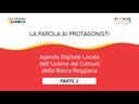 Le sette aree tematiche dell'Agenda Digitale dell'Unione dei Comuni della Bassa Reggiana