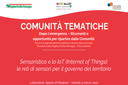 Il focus sull’IoT per il governo del territorio, un percorso di condivisione e partecipazione