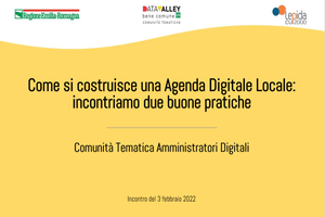 COMTem Amministratori Digitali e ADL: come si costruisce una Agenda Digitale Locale