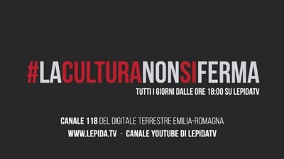 Emilia-Romagna: online e sul digitale terrestre #laculturanonsiferma