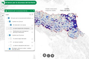 Difesa del territorio: tutti i cantieri dell’Emilia-Romagna in una mappa