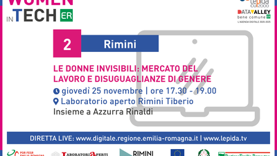 Mercato del lavoro e disuguaglianze di genere: a Rimini il secondo appuntamento di Women in Tech