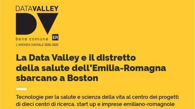 La Data Valley e il distretto della salute dell’Emilia-Romagna sbarcano a Boston, hub mondiale dell’innovazione e della ricerca in sanità