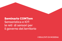 COMTem: Sensoristica e IOT per  un territorio smart e interconnesso