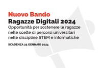 Online il bando Ragazze digitali ER - Anno 2024
