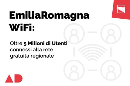 EmiliaRomagnaWiFi: più di 5 milioni gli utenti unici connessi alla rete