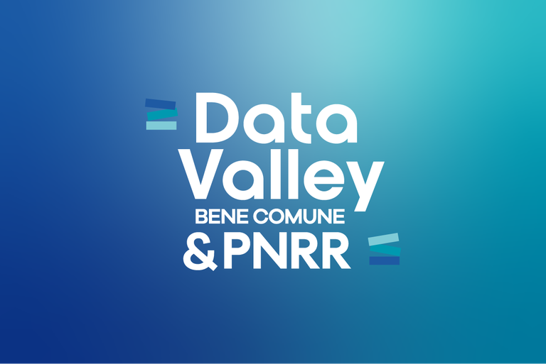 Logo Data Valley Bene comune & PNRR